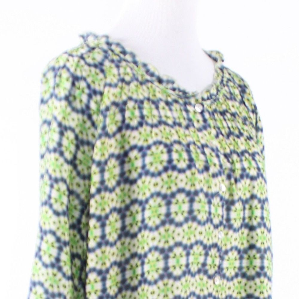 Clements Ribeiro blue blouse 10 - Picture 4 of 8